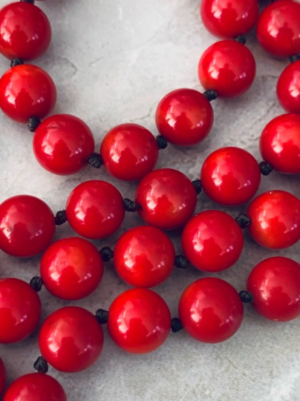 Red Coral 108 Bead MalaTassel
Necklace - Picture 3 of 5